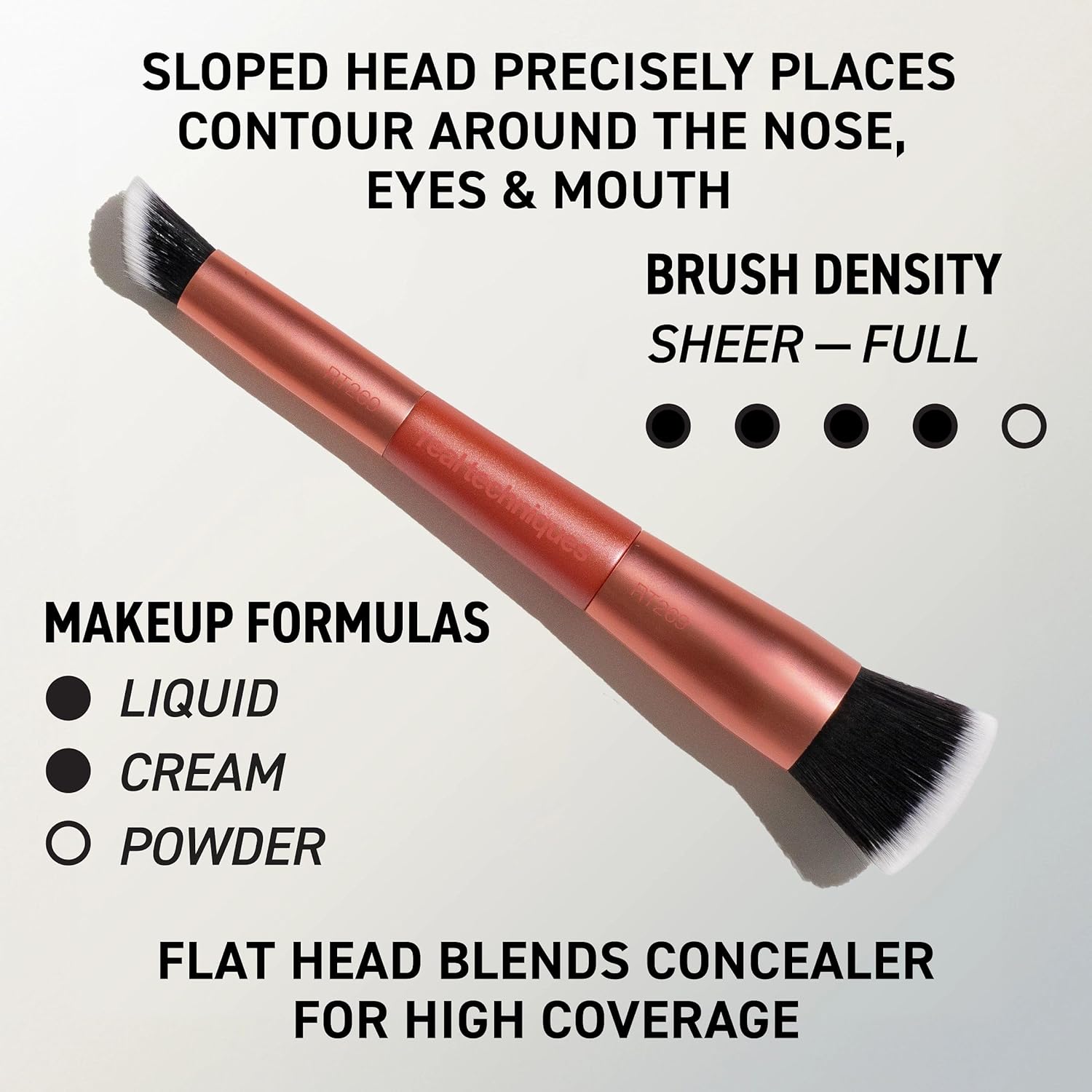 Real Techniques Juego de 6 piezas de brochas de maquillaje
